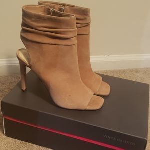 Vince Camuto Peep Toe Bootie